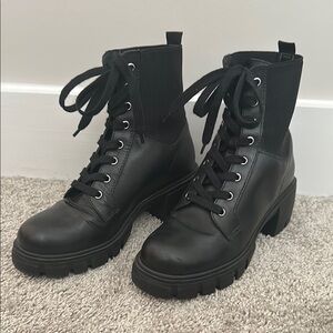 Steve Madden Lace-Up Ankle Boots